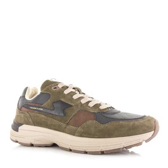 Stepney workers club S.w.c amiel s-strike geo merged woodland lage sneakers unisex - Image 5