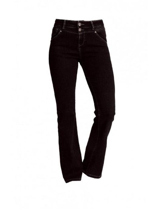 Zhrill Madison Black Flared Jeans - Image 1