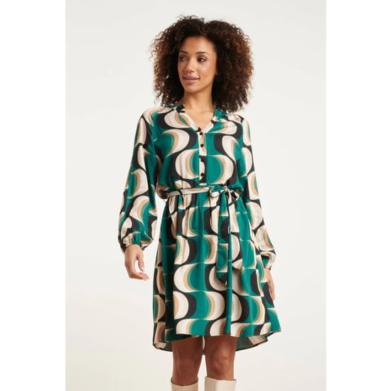 Smashed Lemon 24757 retro graphic jurk | - Image 1