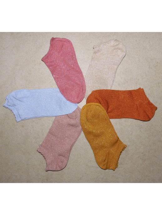 In Control 866 3pack LUREX sneakersocks - Image 3