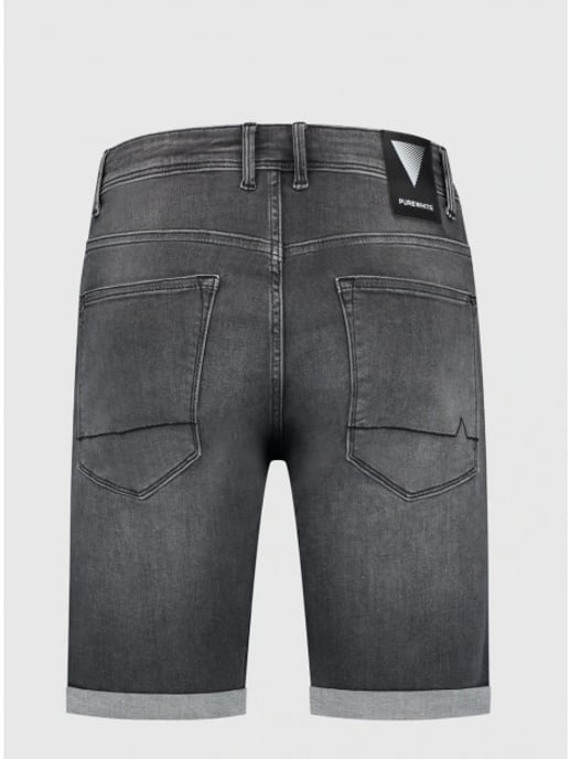 Purewhite The steve 883 skinny denim shorts dark grey - Image 2