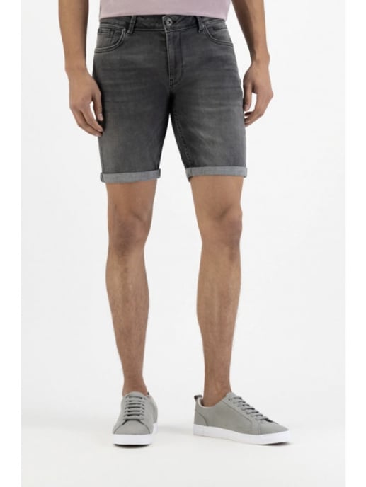 Purewhite The steve 883 skinny denim shorts dark grey - Image 3