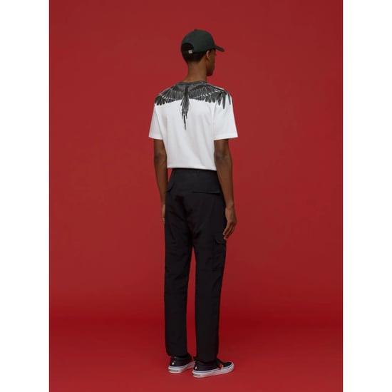 Marcelo Burlon Cross nylon cargo pants white - Image 2