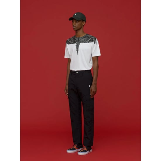 Marcelo Burlon Cross nylon cargo pants white - Image 3