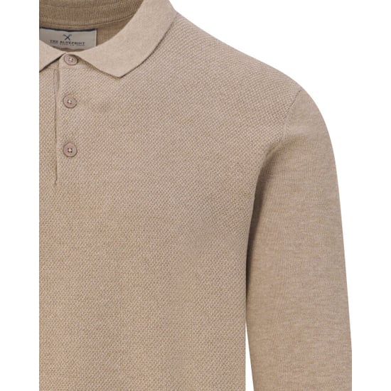 The Blueprint Structured polo long sleeve - Image 2