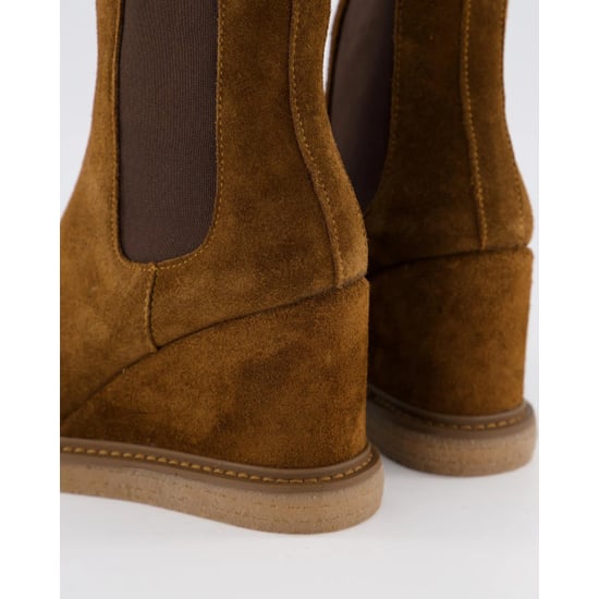 Gibaldi Dames suede wedge chelsea booty - Image 3