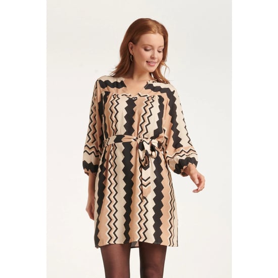 Smashed Lemon 24528 zigzag jurk | - Image 1