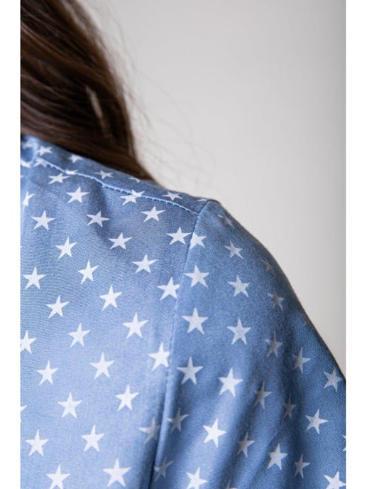 Colourful Rebel Dalia Star Shortsleeve Maxi Shirt - Image 2
