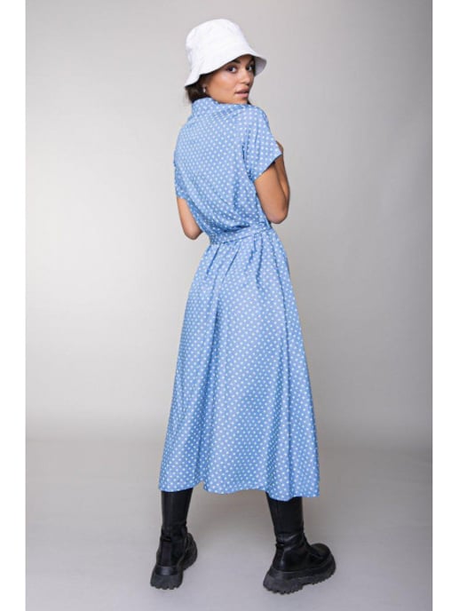 Colourful Rebel Dalia Star Shortsleeve Maxi Shirt - Image 4
