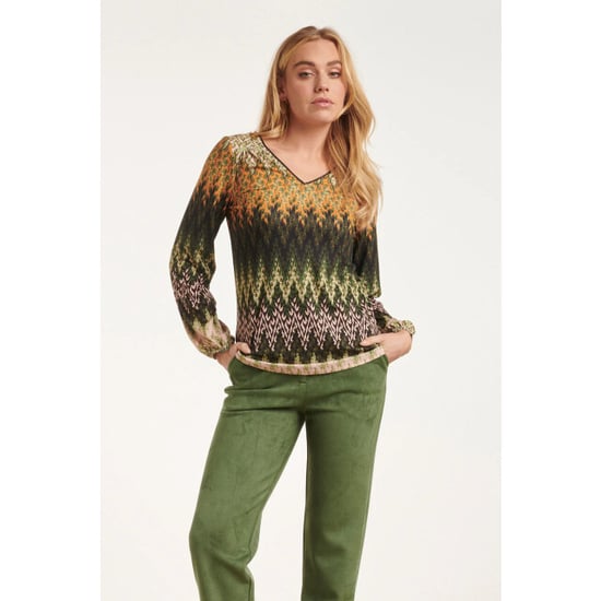 Smashed Lemon 24645 multicolour tint zigzag top | - Image 4