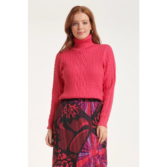 Smashed Lemon 24628 gebreid top met gevlochten structuur | - Image 1