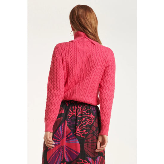Smashed Lemon 24628 gebreid top met gevlochten structuur | - Image 2