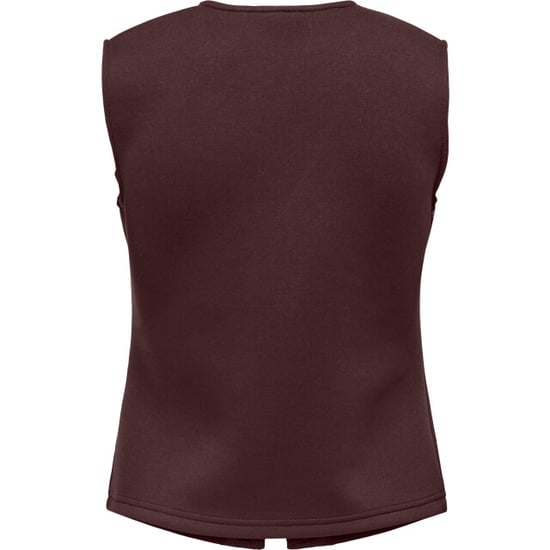 Only Onlnaomi s/l vest swt decadent chocolate/g - Image 2