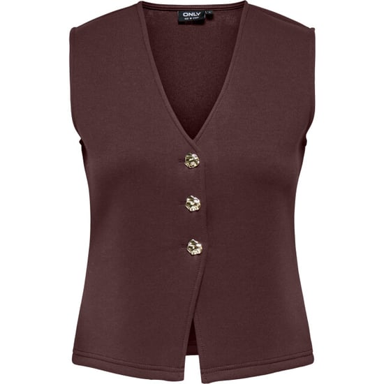 Only Onlnaomi s/l vest swt decadent chocolate/g - Image 3