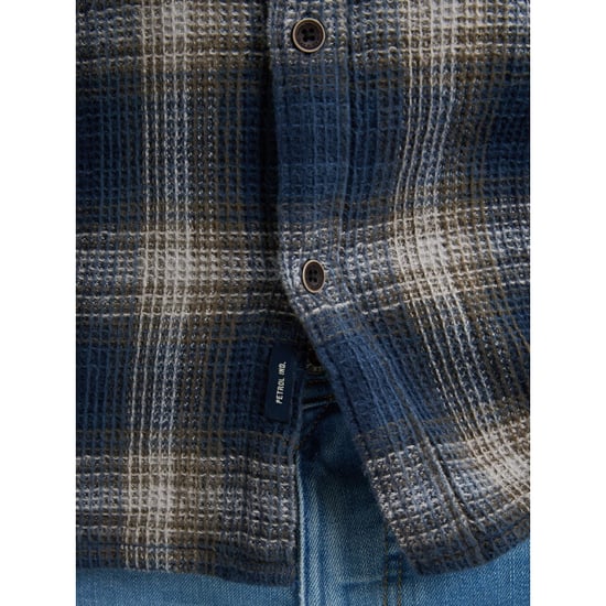 Petrol Industries Men shirt long sleeve check dessin - Image 3