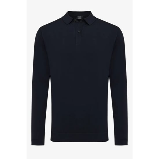 Genti Polo longsleeve cool dry donker - Image 1