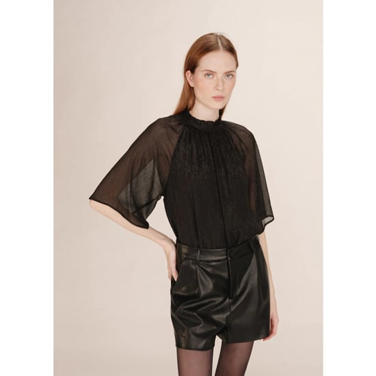Grace & Mila Topaze top korte mouw glitter - Image 5