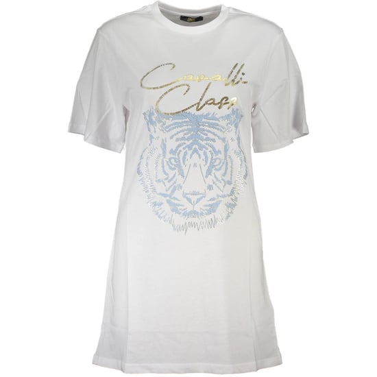 Tijgerkop Geborduurde T-shirt Jurk - Image 1