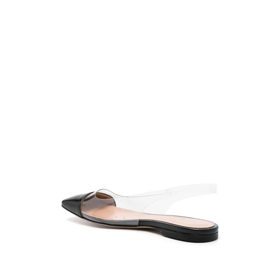 Gianvito Rossi Plexi Slingback Flats - Image 3