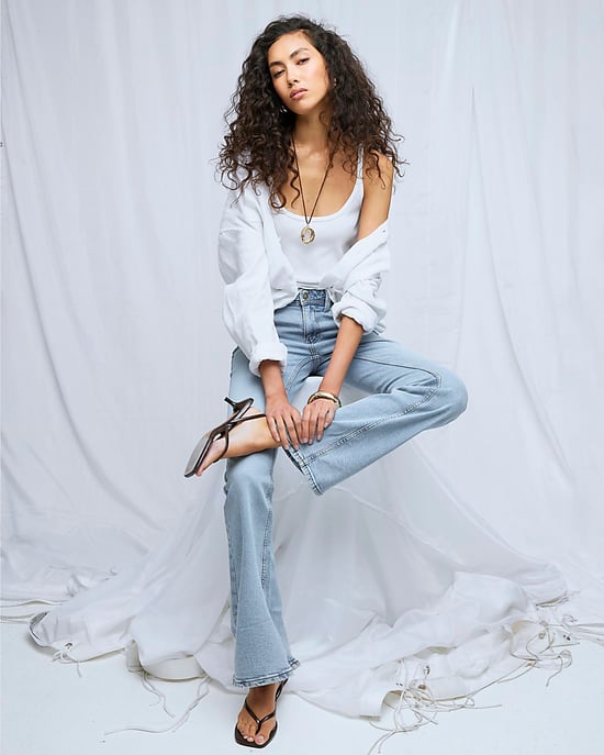 River Island Womens Bootcut Jeans Blue Mid Rise - Image 3