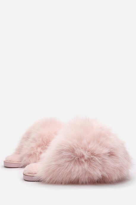 Wheres That From Womens 'Keira' Ultimate Fluffy Faux Fur Mule Slippers - Image 4