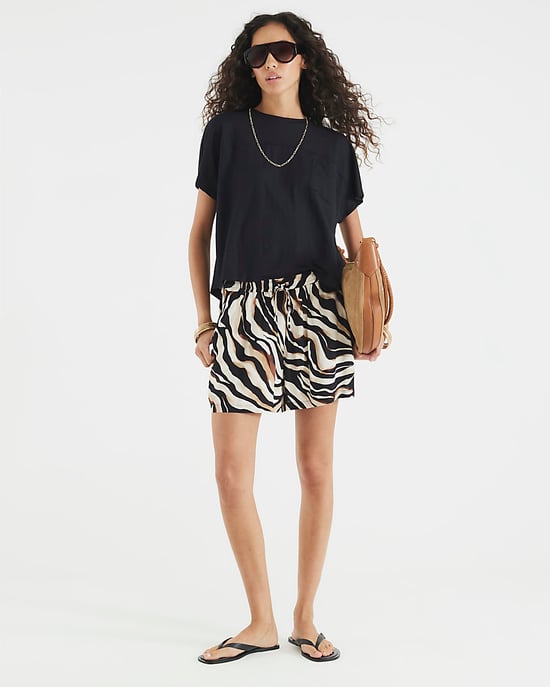 River Island Womens T-Shirt Black Chest Pocket - Image 4