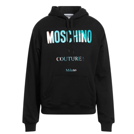 Moschino Bold Logo Black Hoodie - Image 1