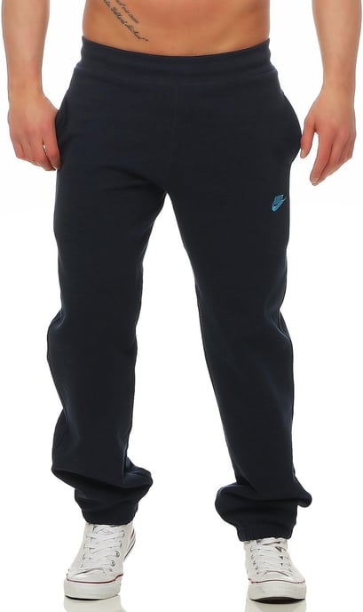 Nike Club Navy Blue 406 Mens NSW Fleece Joggers - Image 2