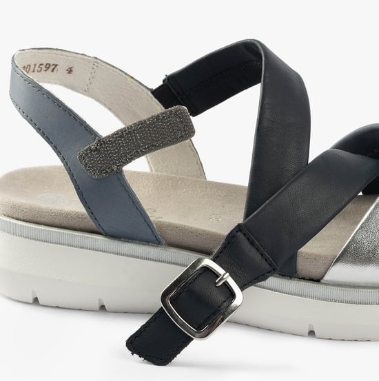 Remonte D2k53-14 Womens Sandals Blue Combination - Image 6