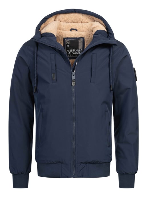 Alessandro Salvarini Heren Winterjas AS-431 – Warm Met Teddyvoering & Capuchon - Image 1