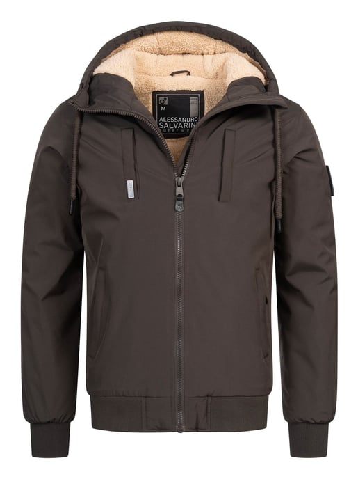 Alessandro Salvarini Heren Winterjas AS-431 – Warm Met Teddyvoering & Capuchon - Image 1