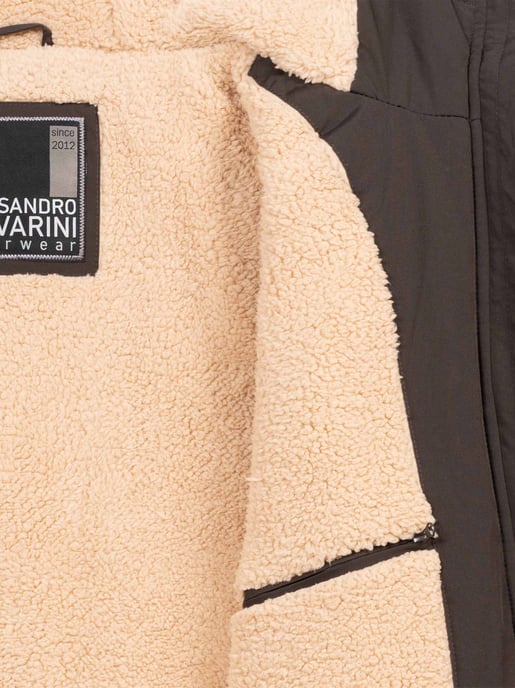 Alessandro Salvarini Heren Winterjas AS-431 – Warm Met Teddyvoering & Capuchon - Image 5