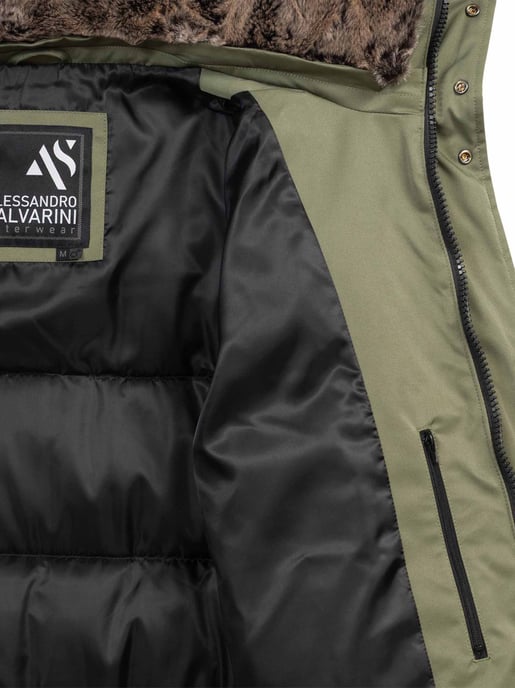 Alessandro Salvarini Heren Winterjas AS-456 – Stijlvol, Waterafstotend Met Afneembare Capuchon - Image 5