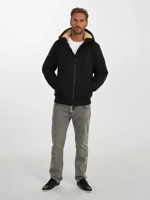 Alessandro Salvarini Heren Winterjas AS-431 – Warm Met Teddyvoering & Capuchon - Image 6