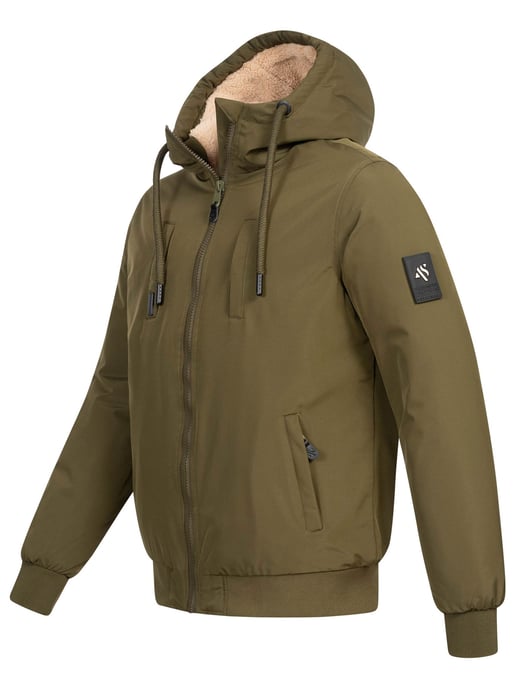 Alessandro Salvarini Heren Winterjas AS-431 – Warm Met Teddyvoering & Capuchon - Image 3