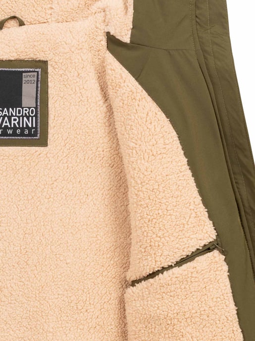 Alessandro Salvarini Heren Winterjas AS-431 – Warm Met Teddyvoering & Capuchon - Image 5