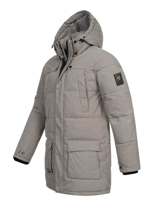 Alessandro Salvarini Heren Winterjas AS-458 – Klassieke Parka Met Fleecevoering & Afneembare Capuchon - Image 3