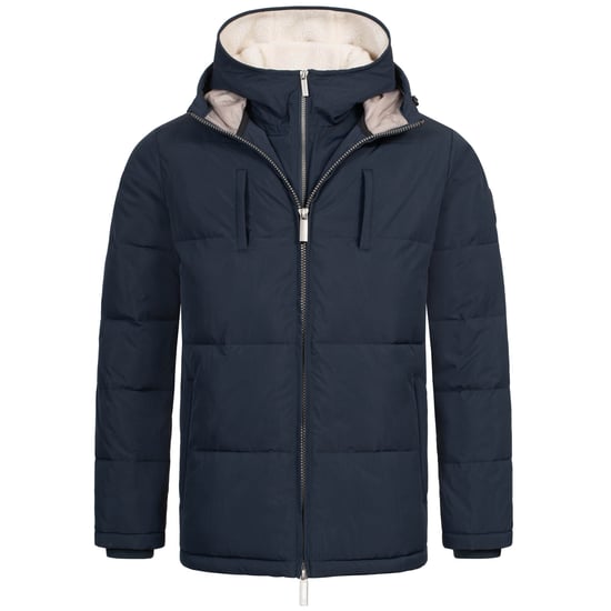 Alessandro Salvarini Herr Vinter Quiltad Jacka AS-457 – 2in1 Med Avtagbart Teddyfoder & Dubbel Huv - Image 3