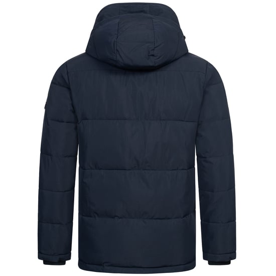 Alessandro Salvarini Herr Vinter Quiltad Jacka AS-457 – 2in1 Med Avtagbart Teddyfoder & Dubbel Huv - Image 5