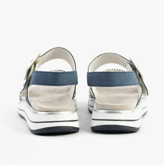 Remonte D1j53-14 Womens Sandals Blue Combination - Image 5