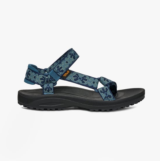 Teva Winsted Womens Sandals Archive Floral Crown Blue/ Dress Blues - Image 1