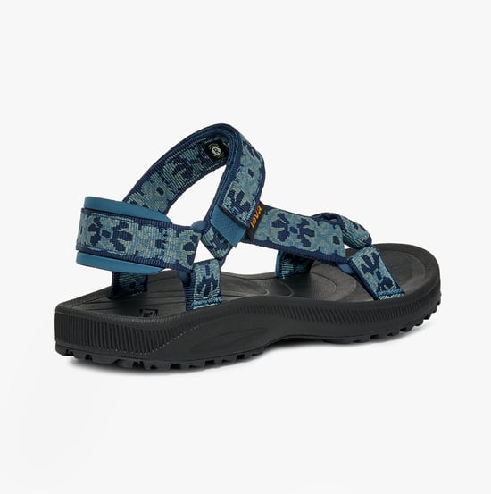 Teva Winsted Womens Sandals Archive Floral Crown Blue/ Dress Blues - Image 4