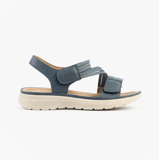 Dr Keller Gina Womens Sandals Navy - Image 1