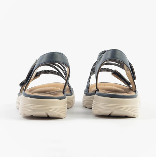 Dr Keller Gina Womens Sandals Navy - Image 5
