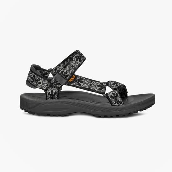 Teva Winsted Womens Sandals Archive Floral Black/ Grey - Image 1