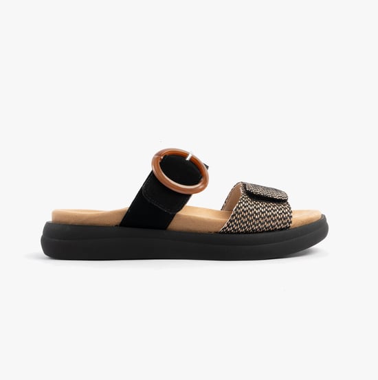 Remonte D2n51-03 Womens Sandals Black Combination - Image 1