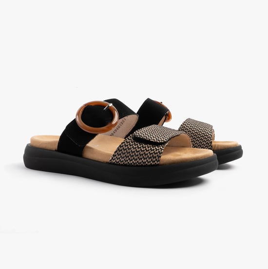Remonte D2n51-03 Womens Sandals Black Combination - Image 2