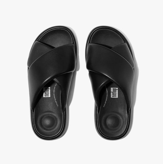 Fitflop Iqushion D-luxe Womens Slides All Black - Image 4