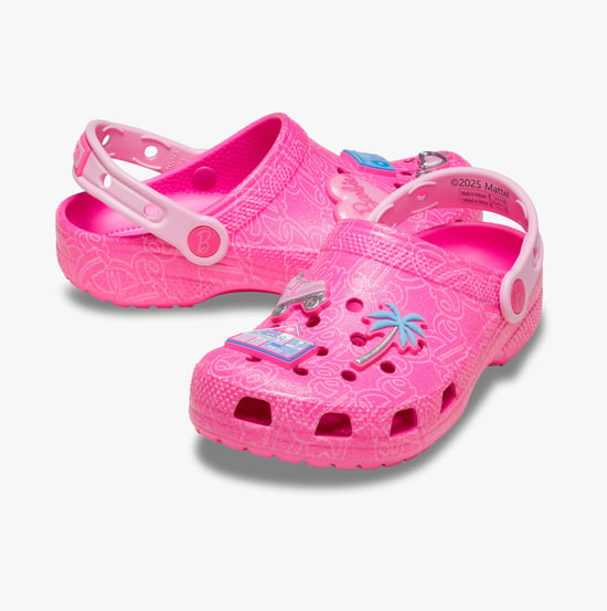 Crocs Mattel Pink Barbie Cls Unisex Kids Clog Multi - Image 3