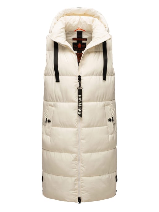 Navahoo dames lange bodywarmer Schnuffelchen – Warm & Stijlvol met Capuchon - Image 2